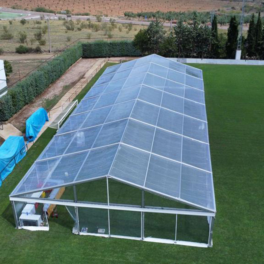 Carpa cubierta transparente para eventos