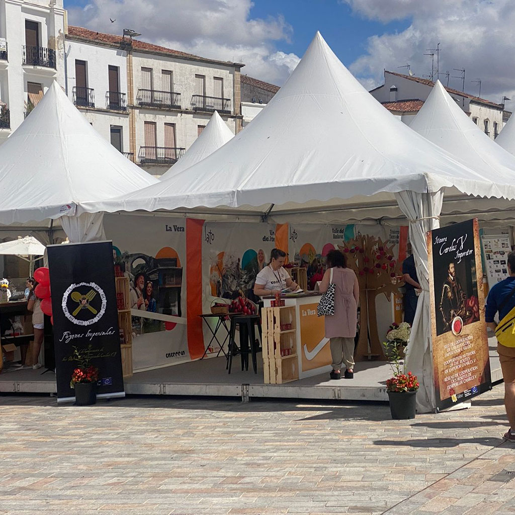 Puestos comerciales de casetas de lona