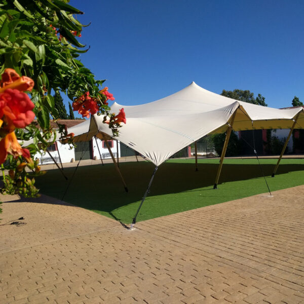 Exterior de la jaima en boda
