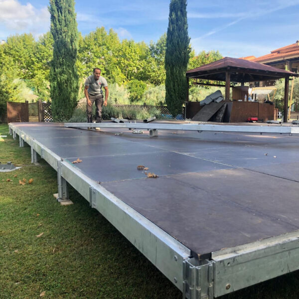 Suelo flotante para eventos